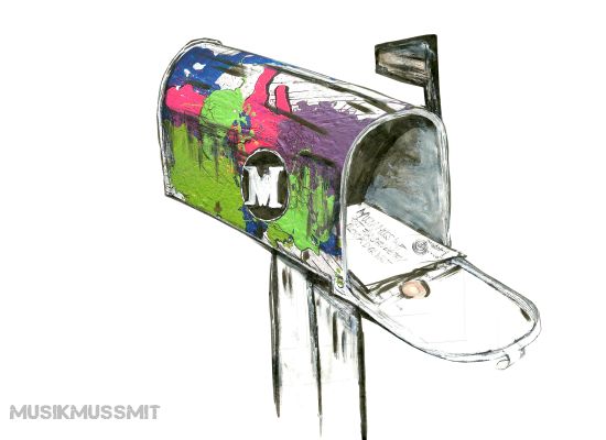 Musik entdecken Musik aus der Postbox MUSIKMUSSMIT Pop Illustration Jakuffo
