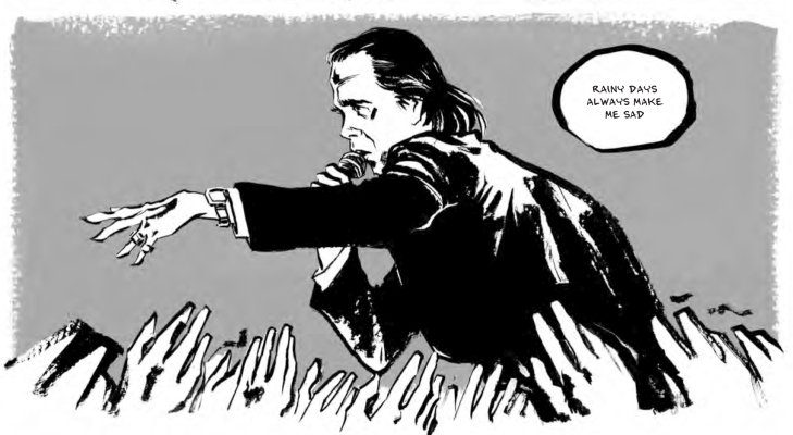 You are currently viewing Graphic Novel „Nick Cave – Mercy On Me“ von Reinhard Kleist | Lesereise